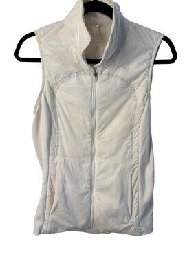 Lululemon Run For Cold Vest Black Insulated Athletic Running Vest Women's